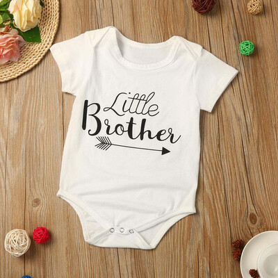 

Infant Kids Baby Girls Boys Letters Printing Leopard Romper Jumpsuit 70