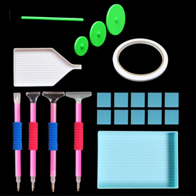 

DIY Diamond Painting Tool Set for Handmade Diamond Embroidery Include LMS Point Drill Wheel Pen Holder Film Tray Pen