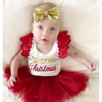 

Newborn Baby Girls Flower Party Princess Prom Pageant Wedding Tutu Dress Clothes