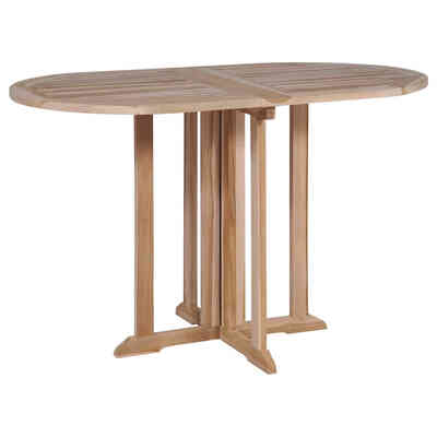 

Folding Butterfly Dining Table Solid Teak 472"x276"x295