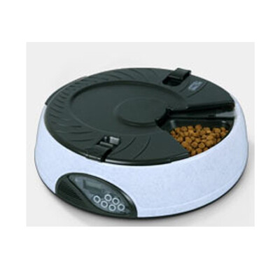 

6 Meals LCD Automatic Pet Feeder Dog Automatic Feeders Dog Feeding Machine Food Tray Easy to clean dog cat feeder 330ml X 6 tray
