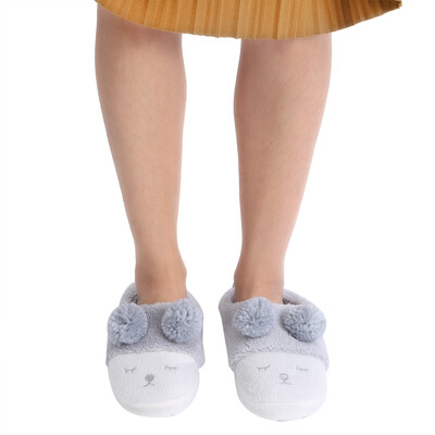 

Home SlippersWinter Warm Casual Shoes Cute Cartoon Soft Indoor Home Wear Slippers for WomenSlipper