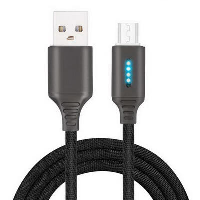 

Universal 1m USB To Micro USB 24A Auto Power-Off Charging Cable For Android Phones-1m
