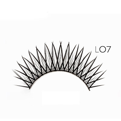 

Fiber Eyelash Handmade Winged Eyelashes Makeup Natural Long Thick False Eyelashes 3 Pairs