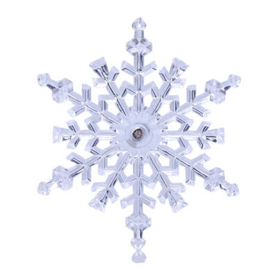 

LED Transparent Snowflake Ornaments Christmas Decorations Pendant