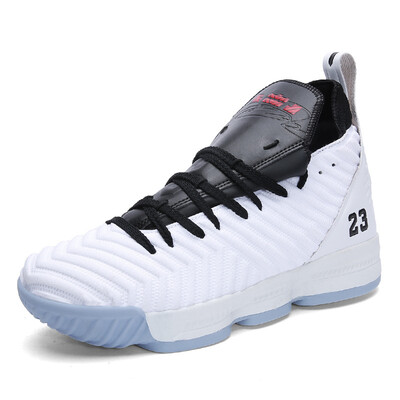 

Basketball shoes wear-resistant anti-war boots sliding high to help fly woven non-slip breathable outdoor sports shoes