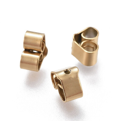 

304 Stainless Steel Ear Nuts Golden 45x6x35mm Hole 08mm