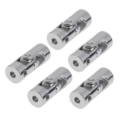 

5pcs Metal Universal Joint RC Cars Boats Model Cardan Gimbal Couplings Set