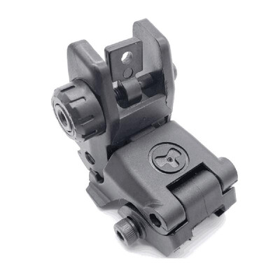 

Outdoor Tactical Folding Front&Rear Flip Up Backup Sights Set Cap Pistol Appearance Change Accessories