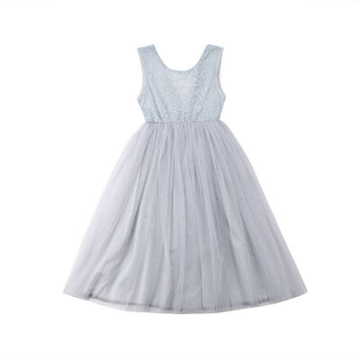 

Baby Girls Princess Dress Lace Tulle Party Bridesmaid Dresses Photography Props
