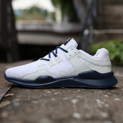 

Leyi mens shoes 2019 new Korean version of the wild casual shoes mens trend thick-soled wear-resistant shock-absorbing flying fabric running shoes