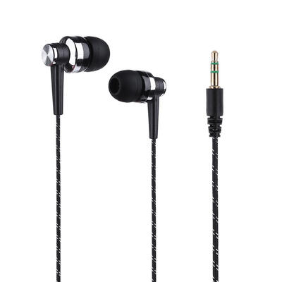 

11m 35mm In-Ear MP3 MP4 Wiring Subwoofer Headset Braided Wire Earphone