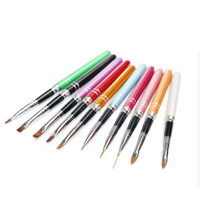 

Toponeto 10pcs Set Nail Art Pen Phototherapy Crystal Drawing Painting Nail Pen