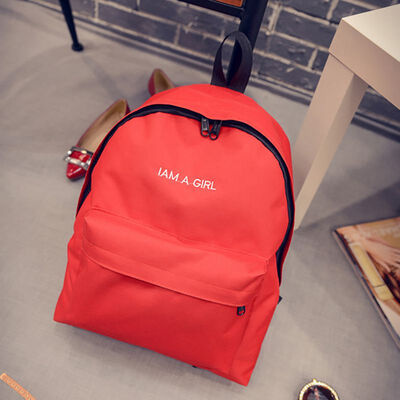 

Fashion Women 2019 Hot Sales Girls Youth Teenage Female Letters Print Backpack Student School Bag Travel Bags