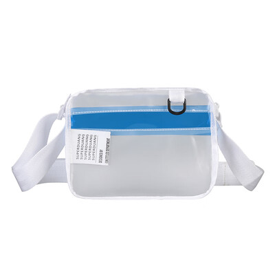 

Personality Fashion Street Couple Pack Transparent Jelly Pack Bounty Single Shoulder Pack Male Straddle Pack