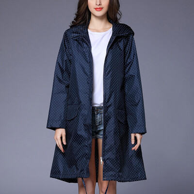 

〖Follure〗Womens Wave Rain Jacket Outdoor Waterproof Windproof Coat Outwear