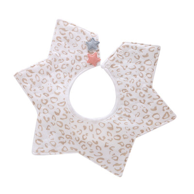 

Lovely Flower Style Baby Bibs Rotating double snap Fashion Pattern Dot Striped Star Bibs Girls Boys