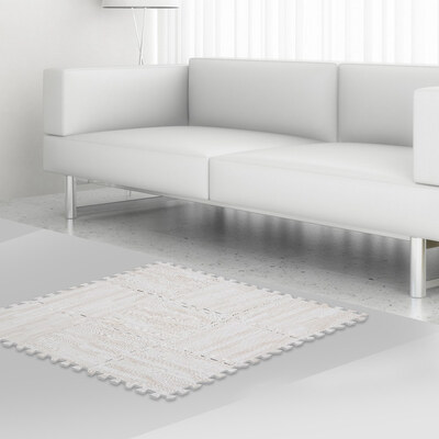 

9pcs Imitation Wood Soft Foam Exercise Floor Mats Gym Garage Home Kids Play Mats PadFoam Gym Floor Mats Foam Gym Mats