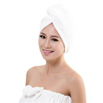 

LARGE QUICK DRY MAGIC HAIR TURBAN TOWEL MICROFIBRE HAIR WRAP BATH TOWEL CAP HAT