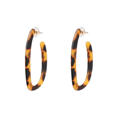 

2019 New Design Polygonal Acrylic Resin Dangle Earring for Women Colorful Shell Geometry Statement Earring ZA Wedding Jewelry