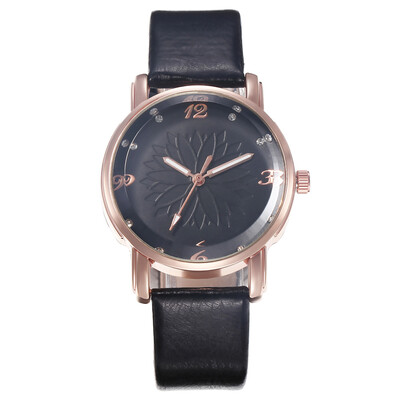 

Student Simple Sun Flower Fashion Watch Womens Quartz Watch