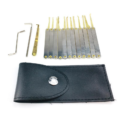

Professional Lock Fixing Practice Tools 15Pcs Set Kit Locksmith Beginners Training