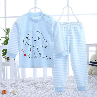 

2pcs Boys Kids Cotton Casual Clothing Set Long Sleeve Cute Dog Tops Pants