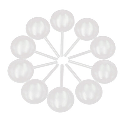 

50Pcs 4ML Jelly Milkshake Cake Droppers Disposable Dropper Straw Injector For Cream Pipettes DIY Cupcake Macaron Baking Tools