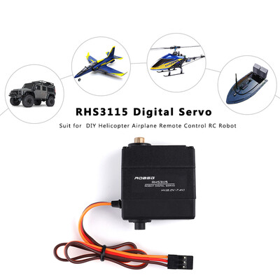 

Micro 20kg Servo Metal Gear High Torque for RC Robot Baja Car Buggy Truck Boat Airplane