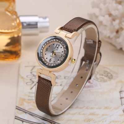 

Ultra-thin ladies candy color thin belt simple watch fashion student quartz watch female models