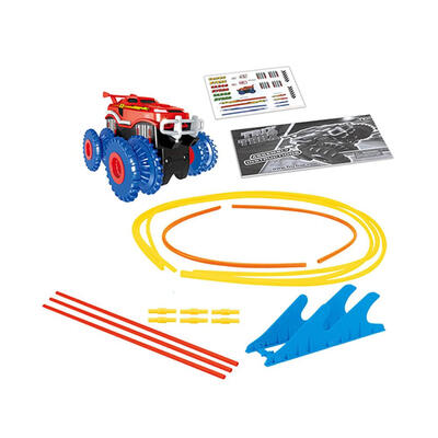 

Electric Stunt Railway Toy Car Racing Rail Car Rope Monster Trucks Vehicles