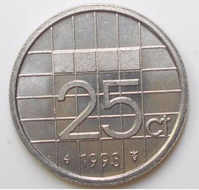 

18mm Netherlands 25 coins Random year