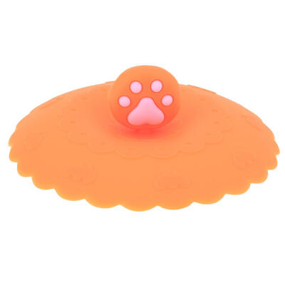 

10cm Dia Silicone Cartoon Cup Lid Leakproof Thermal Insulation Cup Cover