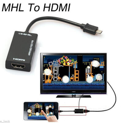 

Mini USB 20 Micro MHL To HDMI Cable HD 1080P For Samsung Galaxy S7 Smartphone