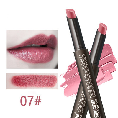 

Press-type color Matte lipstick Makeup Waterproof Pumpkin Color Finished Matte Lipstick Cosmetics