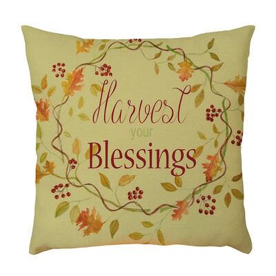 

Tailored Home Car Bed Sofa Decorative Letter Pillow Case Cushion Cover