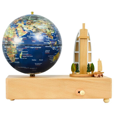 

Arabian Star Scene Fun globe 5 inches 13cm Satellite Touch Light Music Bell Globe