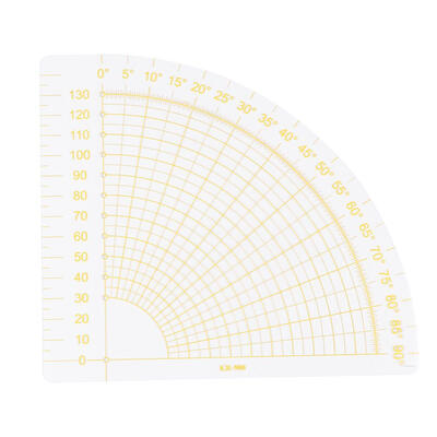 

Fan-Shaped Patchwork Ruler Multi-Function Yardstick Clothing Cutting Rulers