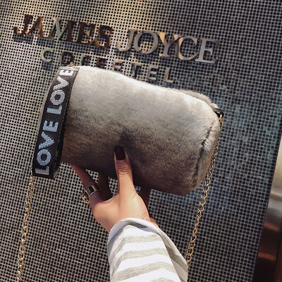 

Tailored Women Fashion Plush Corduroy Bag Coin Purse Shoulder Messenger Casual Bags