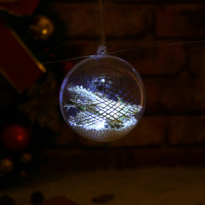 

〖Follure〗Christmas Tree Pendant Hanging Home Ornament Christmas Decoration Ball Light