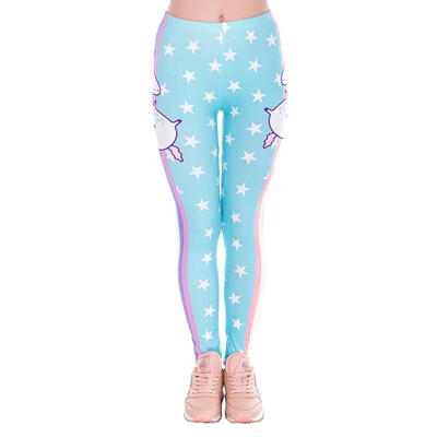 

Women 3D Digital Print Yoga Pants Fitness Trousers Stretch Casual Leggings