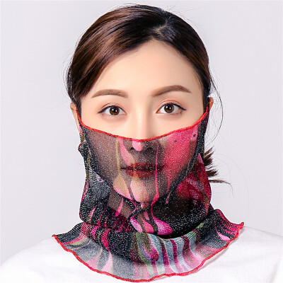 

Variety bib female collar sunscreen mask sunscreen veil spring&summer sunscreen scarf scarves sunscreen mask dust