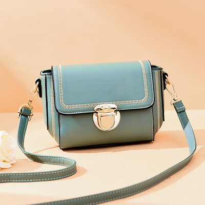

Korean version of the small bag 2019 new wave student multicolor wild female shoulder diagonal small square bag