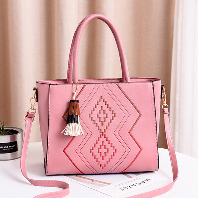 

2019 spring&summer new elegant womens bag large-capacity handbag PU leather shoulder trend wild bag