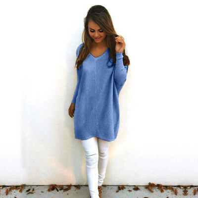 

Tailored Womens Fashion Casual Long Sleeve Jumper Sweaters Coat Blouse