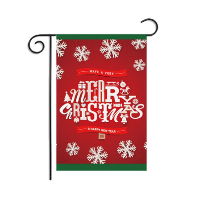 

New Hot Christmas Series Garden Flag Cartoon Printed Decorative Hanging Banner For Outdoor Yard Lawn Patio Porch Decor Year