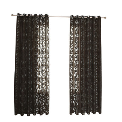 

100 200CM 100 250CM Flower Vine Bubble Scissors Screens Panel Living Room Jacquard Door Fabric Curtain