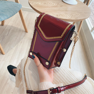 

Advanced sense bag foreign air bag new 2019 fashion texture Messenger bag wild ins one shoulder chain bag