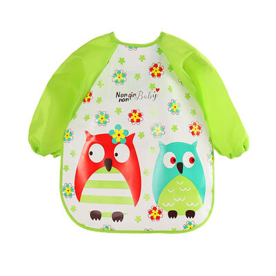 

baby clothes baby bib waterproof overalls childrens waterproof long-sleeved anti-clothing clothing to eat clothes baby bib