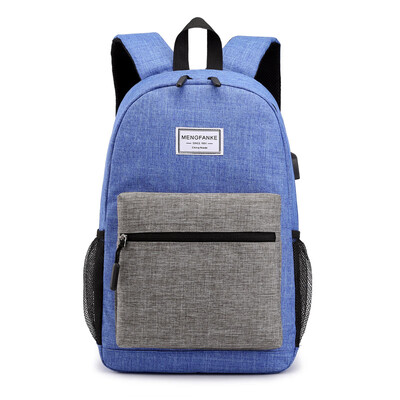 

Backpack male couple computer bag New anti-theft backpack USB charging bag